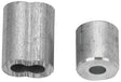 Campbell B7675424 Cable Ferrule and Stop Set, For: 1/8 in Rope, 1/8 in Dia Cable, 3 in L, Aluminum