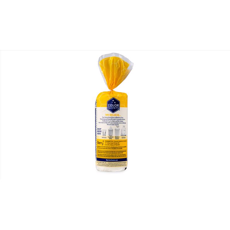 Color Scents 8 gal Vanilla Trash Bags Twist Tie 45 pk, Pack of 8