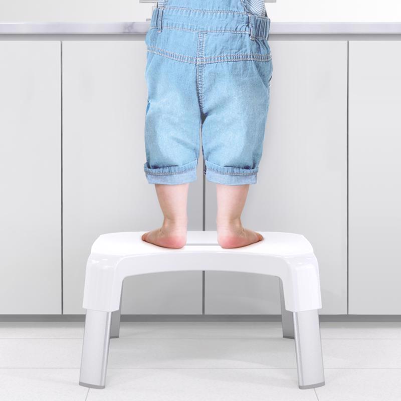 Better Living White Plastic Toilet Stool