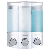Better Living Trio 14.7 Wall Mount Touch Free Liquid Shampoo/Soap Dispenser