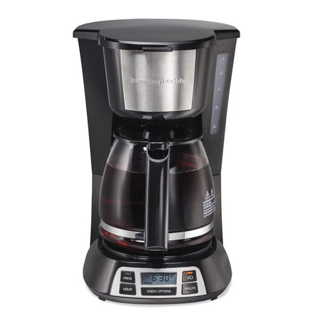 Hamilton Beach 12 cups Black/Silver Coffee Maker, Pack of 2