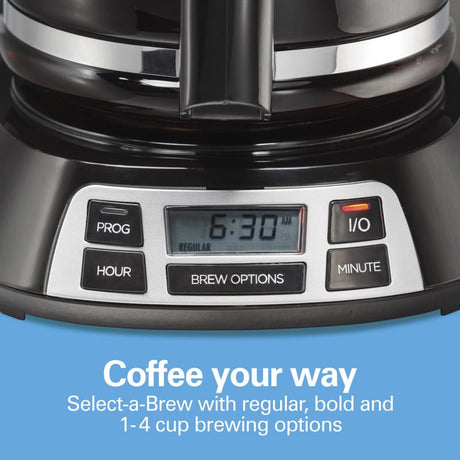 Hamilton Beach 12 cups Black/Silver Coffee Maker, Pack of 2
