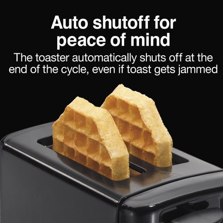Hamilton Beach Proctor Silex Plastic Black 2 slot Toaster 6.2 in. H X 5.3 in. W X 10.3 in. D, Pack of 2