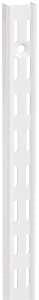 Knape & Vogt 82 WH 16.5 Shelf Standard, 450 lb, 14 ga Thick Material, 1-1/16 in W, 16-1/2 in H, Steel