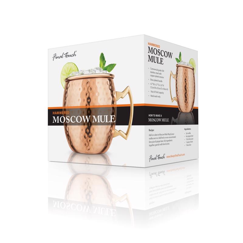 Final Touch 16 oz Copper Stainless Steel Mule Mug