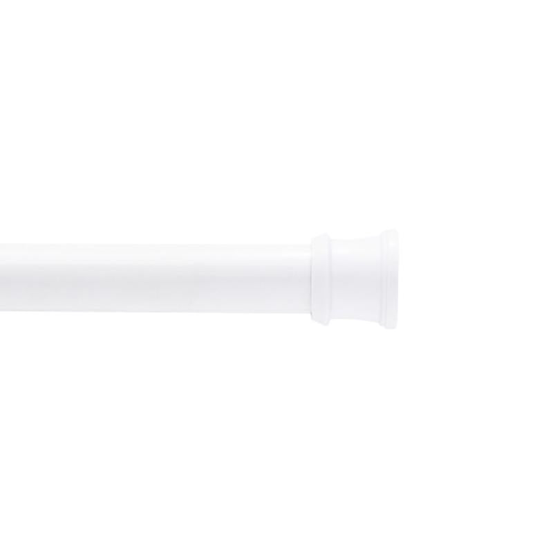 Kenney Shower Curtain Rod 63 in. L White