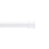 Kenney Shower Curtain Rod 63 in. L White