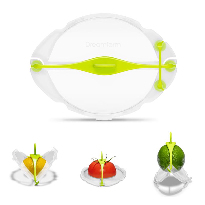 Dreamfarm Clear/Green Silicone/Polypropylene Savel