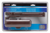 ProSource C103-BH-SA-BR Door Closer, Automatic, Aluminum, Brown, 140 lb, 150 x 19 mm Mounting Hole Distance
