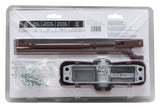 ProSource C103-BH-SA-BR Door Closer, Automatic, Aluminum, Brown, 140 lb, 150 x 19 mm Mounting Hole Distance