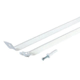 Rubbermaid 0.66 in. W X 17.3 in. L Steel Support Brace/ Wall Anchor W/Drive Pin