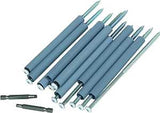 Amerimax 33047PKHP Gutter Screw with Ferrule, 7 in L, Hex, Slotted Drive, Steel, White, Galvanized