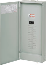 Eaton BRP30B200R Load Center, 60-Pole, 200 A, 30-Space, 60-Circuit, Main Breaker, Plug-On Neutral, NEMA 3R Enclosure