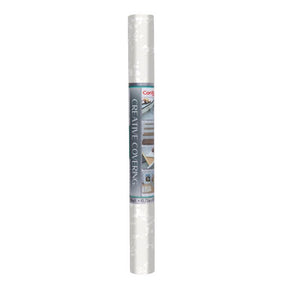 Con-Tact Creative Covering 16 ft. L X 18 in. W White Shelf and Drawer Liner