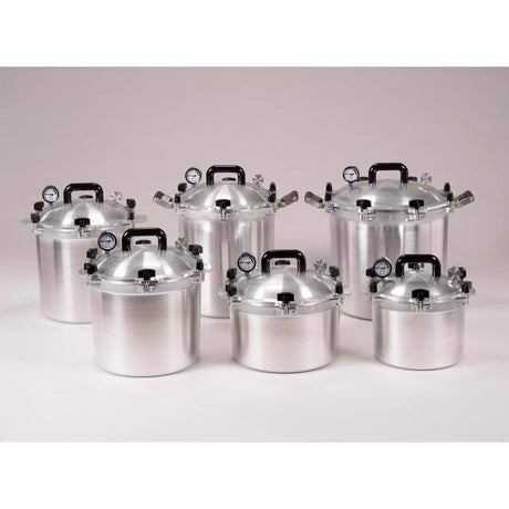 All American 1930 Cast Aluminum Pressure Canner 21.5 qt Silver