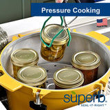 Superb Seal-It-Right Wide Mouth Canning Lids and Bands 12 pk, Pack of 12