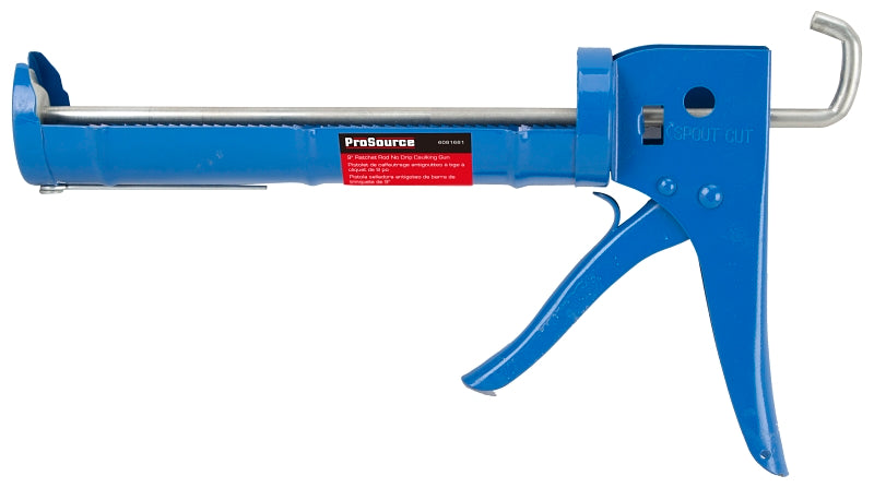 ProSource CT-904P Heavy-Duty Caulk Gun, 300 mL, 9 oz, 10 oz Cartridge, Trigger Handle