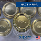 Superb Regular Mouth Canning Lid 12 pk, Pack of 24