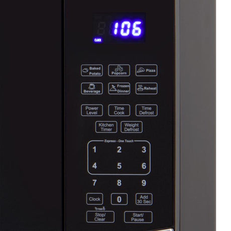 Avanti 0.9 cu ft Silver Microwave 900 W