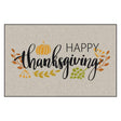 Fanmats 30 in. W X 20 in. L Multi-Color Happy Thanksgiving Rubber Door Mat, Pack of 6