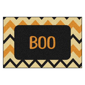 Fanmats 30 in. W X 20 in. L Multi-Color Chevron Boo Nylon Door Mat, Pack of 6