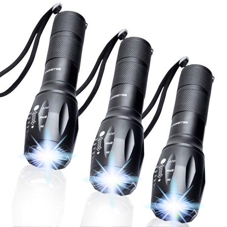 Bell & Howell Black LED Tactical Flashlight