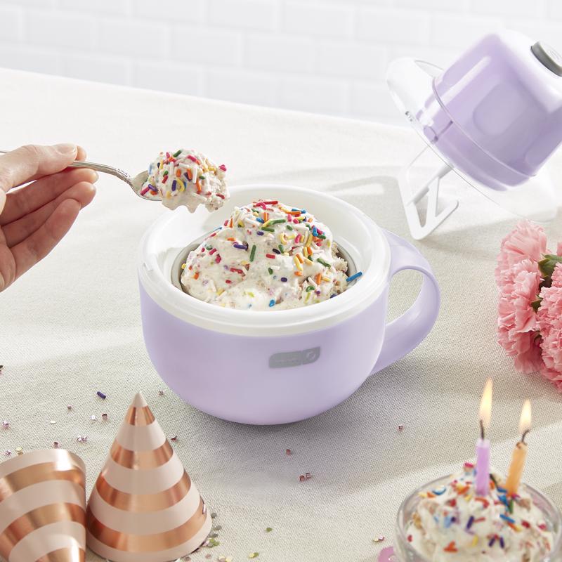 Dash Lilac 0.5 qt Ice Cream Maker 7 in. H X 6 in. W X 7 in. L