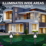 Bell & Howell Bionic Motion-Sensing Solar Powered LED White Security Light