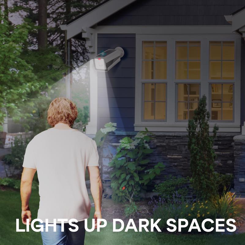 Bell & Howell Bionic Motion-Sensing Solar Powered LED White Security Light