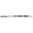 DEWALT DW3762H Jig Saw Blade, 1/4 in W, 10 TPI, 4 in L