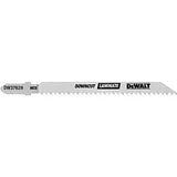 DEWALT DW3762H Jig Saw Blade, 1/4 in W, 10 TPI, 4 in L