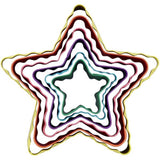 Wilton Star-Shaped Fondant Embosser and Cutter 6 pc
