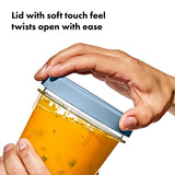 OXO Good Grips 40 oz Blue Food Storage Container Set 2 pk