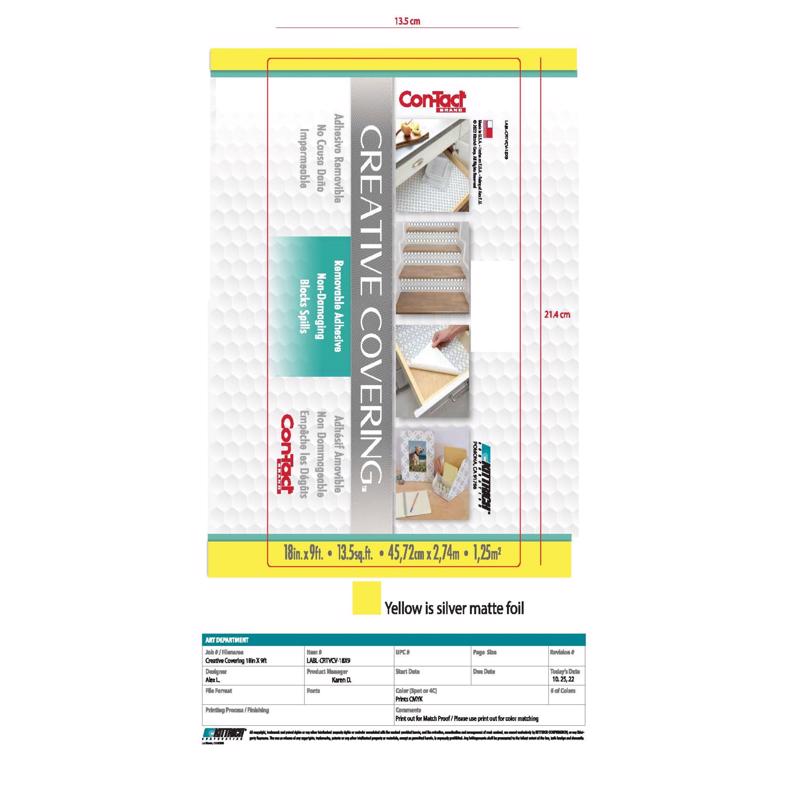 Con-Tact Self Adhesive 9 ft. L X 18 in. W Bamboo Shelf Liner