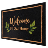 First Concept Home 18 in. W X 30 in. L Multi-Color Coir Door Mat