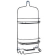 Zenna Home 24 in. H X 11 in. W X 4.7 in. L Matte Black Shower Caddy