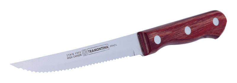 Tramontina Wave Edge Carbon Steel Steak Knife 1 pc, Pack of 36