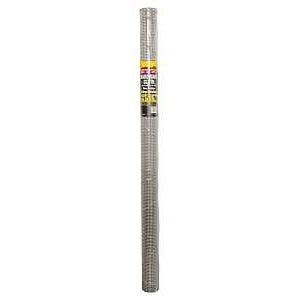 Jackson Wire 11 05 17 13 Hardware Cloth, 10 ft L, 48 in W, 23 Gauge, 1/4 x 1/4 in Mesh, Galvanized