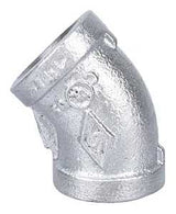 ProSource 4-1/2G Pipe Elbow, 1/2 in, Threaded, 45 deg Angle, 40 Schedule, 300 psi Pressure
