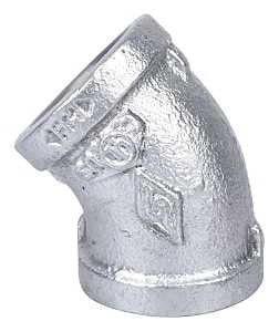 ProSource 4-3/4G Pipe Elbow, 3/4 in, Threaded, 45 deg Angle, 40 Schedule, 300 psi Pressure
