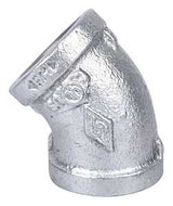 ProSource 4-3/4G Pipe Elbow, 3/4 in, Threaded, 45 deg Angle, 40 Schedule, 300 psi Pressure