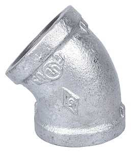 ProSource 4-1-1/4G Pipe Elbow, 1-1/4 in, Threaded, 45 deg Angle, 40 Schedule, 300 psi Pressure
