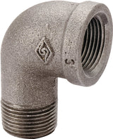 ProSource 6-3/8B Street Pipe Elbow, 3/8 in, FIP x MIP, 90 deg Angle, Iron, 40 Schedule, 300 psi Pressure