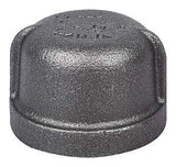 ProSource 18-1B Pipe Cap, 1 in, Threaded, Iron, 40 Schedule, 300 psi Pressure