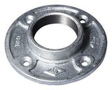 ProSource 27-2G Floor Flange, 2 in, 5.2 in Dia Flange, FIP, 4-Bolt Hole, 0.31 in Dia Bolt Hole, 0.98 in L Through Bore