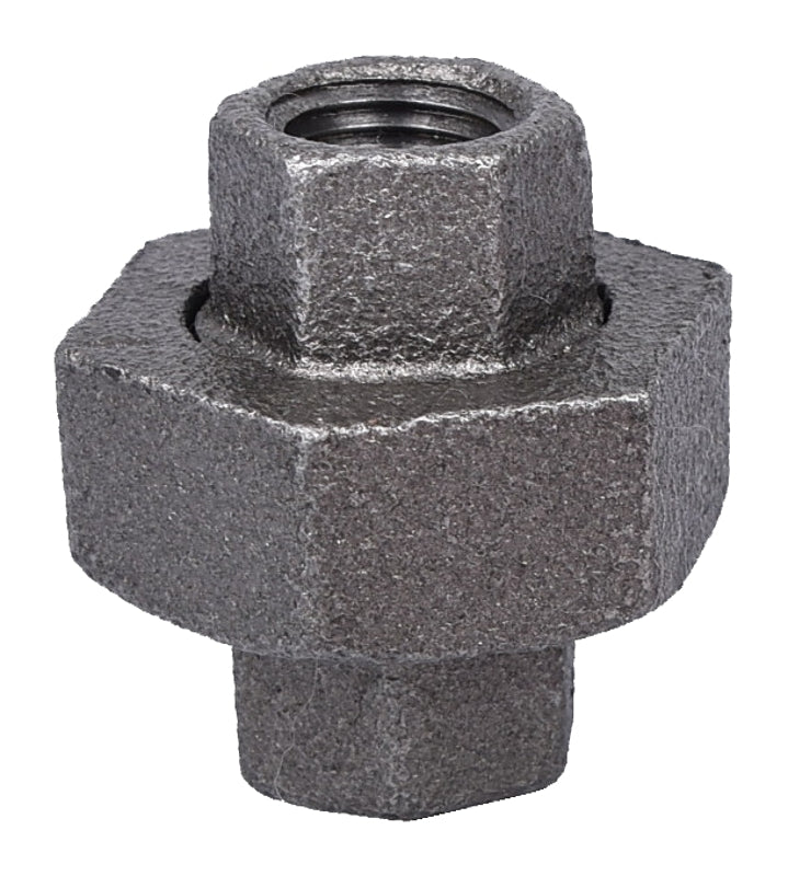 ProSource B342 8 Pipe Union, 1/4 in, Threaded, Iron, 40 Schedule, 300 psi Pressure