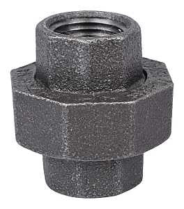 ProSource 34B-1/2B Pipe Union, 1/2 in, Threaded, Iron, 40 Schedule, 300 psi Pressure