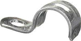 Halex 61507B 1-Hole EMT Conduit Strap, 3/4 in, Steel, Galvanized, 100/PK