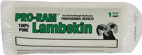 Linzer Pro-Ram RC 707 Roller Cover, 1-1/4 in Thick Nap, 9 in L, Lambskin Cover