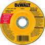 DEWALT DW4514 Grinding Wheel, Applicable Materials: Ferrous Metal, Stainless Steel, 4-1/2 in Dia, 1/4 in Thick, 24 Grit